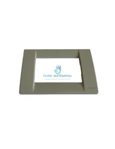 Vimar 16733.09 Placa Idea 3 Módulos Arena